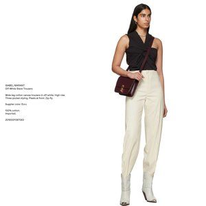 ISABEL MARANT Off-White Steve Trousers